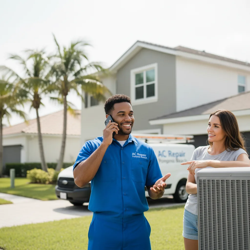AC Repair Pompano Beach customer support in Manor